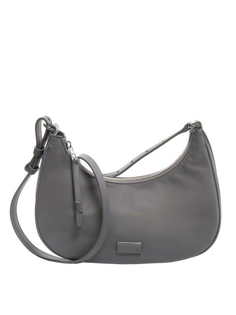 SAMSONITE BE-HER Schulter-Hobo-Tasche Eisen grau - Damentaschen