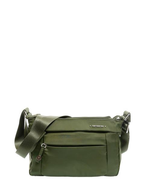 SAMSONITE MOVE 4.0 Kleine Umhängetasche mit 3 Reißverschlüssen jung / grün - Damentaschen