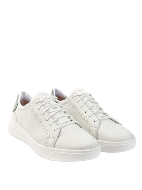 TIMBERLAND SENECA BAY Ledersneaker blanc de blanc - Herrenschuhe
