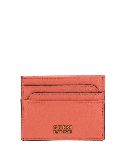 GUESS COSETTE  Flacher Kartenhalter Orange - Brieftaschen Damen