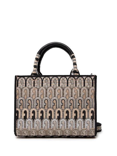 FURLA OPPORTUNITY Handtasche aus Jacquard-Stoff Wüstentöne - Damentaschen