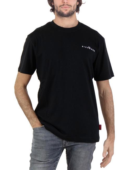 JOHN RICHMOND ACOSTA Baumwoll t-shirt schwarz/weiß - Herren-T-Shirts