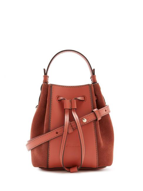 FURLA MIASTELLA Mini-Beuteltasche aus Leder Zimt - Damentaschen