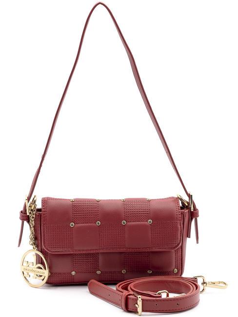 ROCCOBAROCCO DIAMANTE Mini-Umhängetasche mit Schultergurt rot - Damentaschen