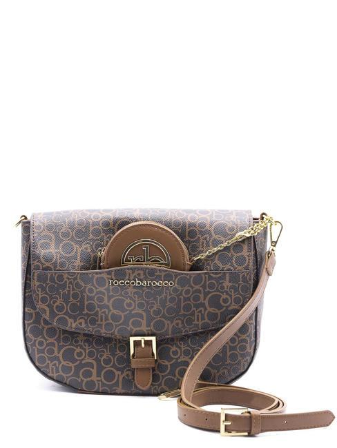 ROCCOBAROCCO GIADA Schultertasche Braun schwarz - Damentaschen