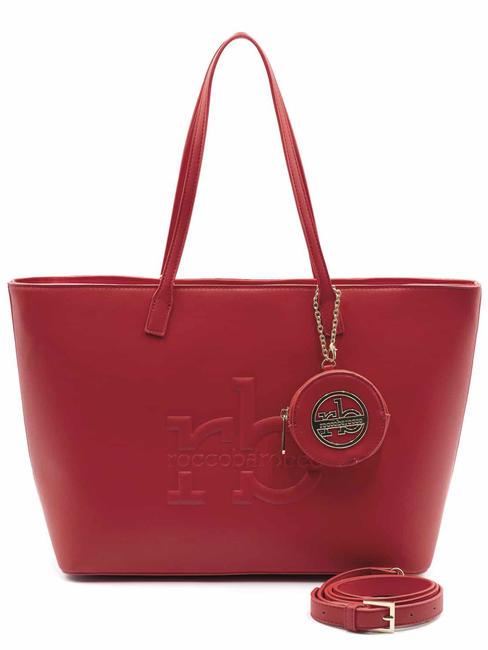 ROCCOBAROCCO PERLA Einkaufstasche mit Schultergurt rot - Damentaschen