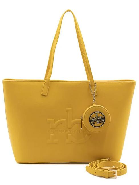 ROCCOBAROCCO PERLA Einkaufstasche mit Schultergurt gelb - Damentaschen