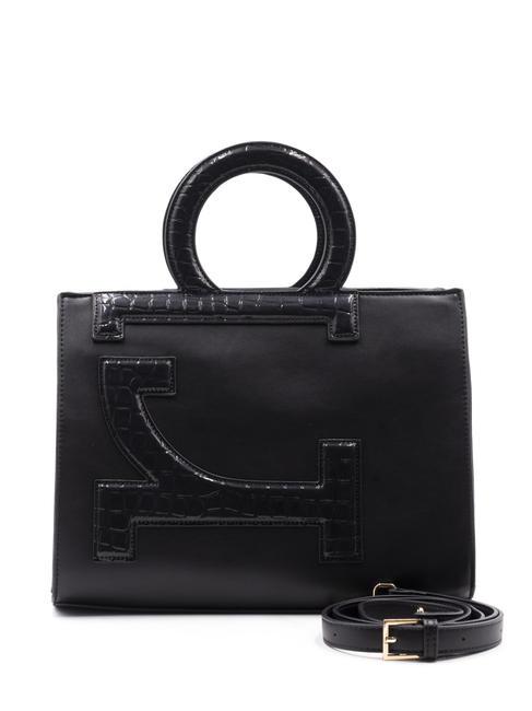ROCCOBAROCCO ICONIC Handtasche, mit Schultergurt Schwarz - Damentaschen