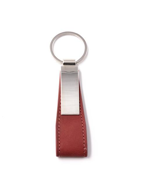 ROCCOBAROCCO IRON Schlüsselanhänger aus Leder rot - Schlüsselanhänger und Schlüsseletuis