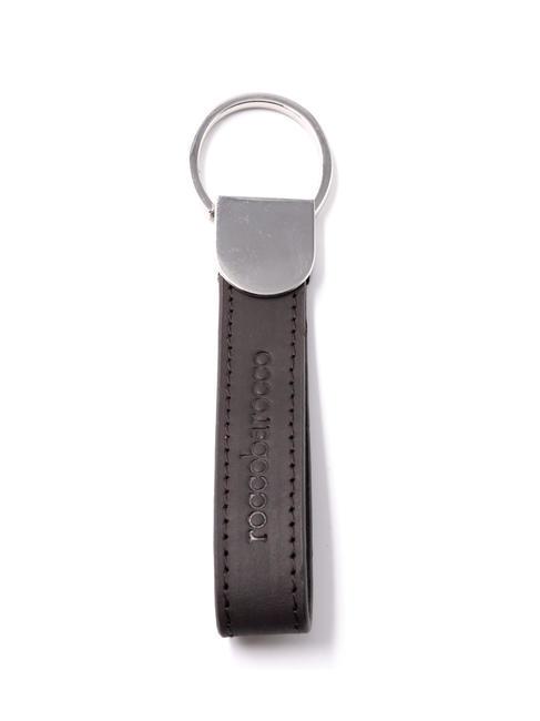 ROCCOBAROCCO RB KeyRing Schlüsselanhänger aus Leder dunkelbraun - Schlüsselanhänger und Schlüsseletuis