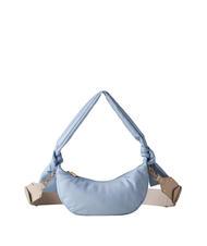 BORBONESE LOVER NYLON Kleine Umh&auml;ngetasche mit Schultergurt Topas/Hellgrau - Damentaschen - 1
