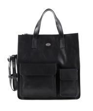 THE BRIDGE STORY UOMO Vertikaler Ledershopper mit Schulterriemen Schwarz - Damentaschen - 1