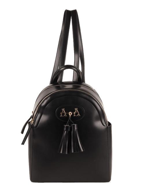 L'ATELIER DU SAC MADAME Rucksack mit zwei Fächern schwarz/braun - Damentaschen