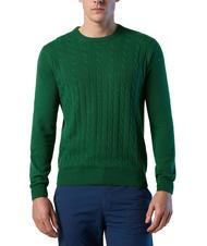 NORTH SAILS CABLE Pullover mit Rundhalsausschnitt und Zopfmuster - Herrenpullover