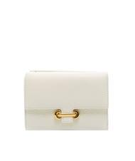 COCCINELLE KATTIE Mittelgro&szlig;e Geldb&ouml;rse aus genarbtem Leder Kokosmilch - Brieftaschen Damen - 1