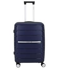CERRUTI 1881 Mittelgro&szlig;er Trolley Blau - Halbharte Trolleys - 1