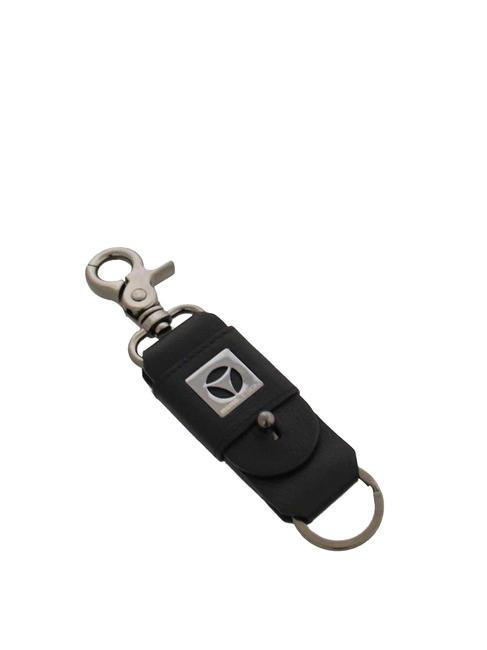 MOMO DESIGN CALF Schlüsselanhänger aus Leder Schwarz - Schlüsselanhänger und Schlüsseletuis