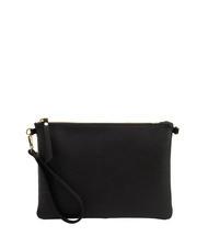 LESAC CLAUDIA Dollar-Clutch aus Leder mit Schultergurt - Damentaschen