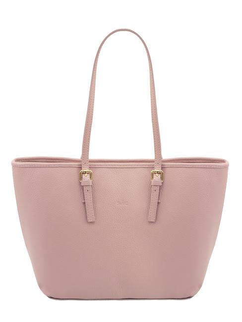 LESAC CHIARA Dollar-Shopper-Tasche aus Leder tausendjähriges Rosa - Damentaschen