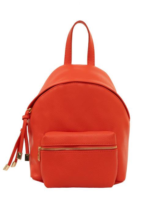 LESAC VANESSA Dollar-Rucksack aus Leder Koralle - Damentaschen