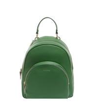 COCCINELLE ALPHA Rucksack aus geh&auml;mmertem Leder Pfefferminze - Damentaschen - 1