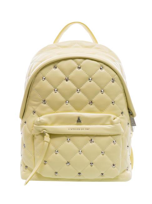 L'ATELIER DU SAC REBECCA Gesteppter Rucksack helle Limette - Damentaschen