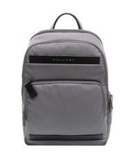 PIQUADRO KLOUT Rucksack aus Leder und Stoff, 15,6-Zoll-PC-Halterung - PC-Rucksäcke