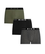 JOHN RICHMOND LONDON TRIPACK Set mit 3 Boxershorts bk/gr.d/gm - Herrenslip - 1