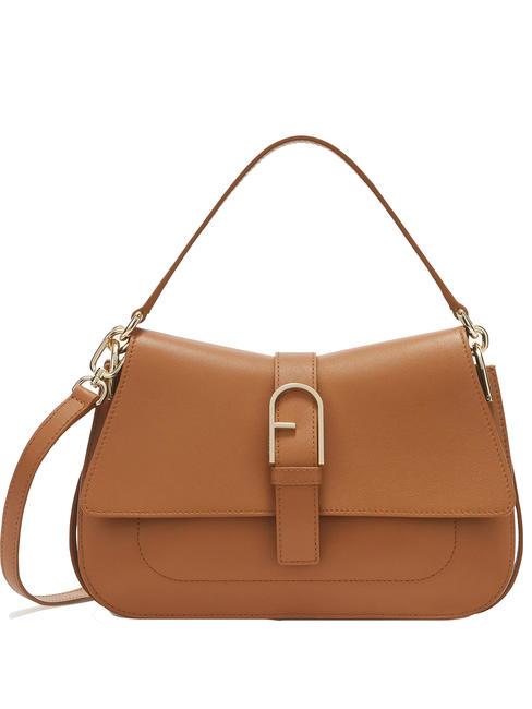 FURLA FLOW M M Lederhandtasche Brandy - Damentaschen