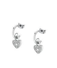 MORELLATO ABBRACCIO Herz-Charm-Ohrringe mit Zirkonen - Ohrringe