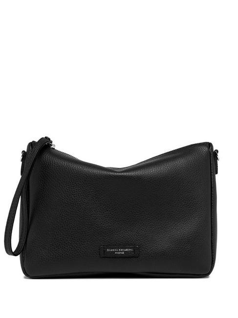 GIANNI CHIARINI NORA POUCH Ledertasche mit Schultergurt Schwarz - Damentaschen