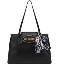 LOVE MOSCHINO FOULARD Einkaufstasche Schwarz - Damentaschen - 1
