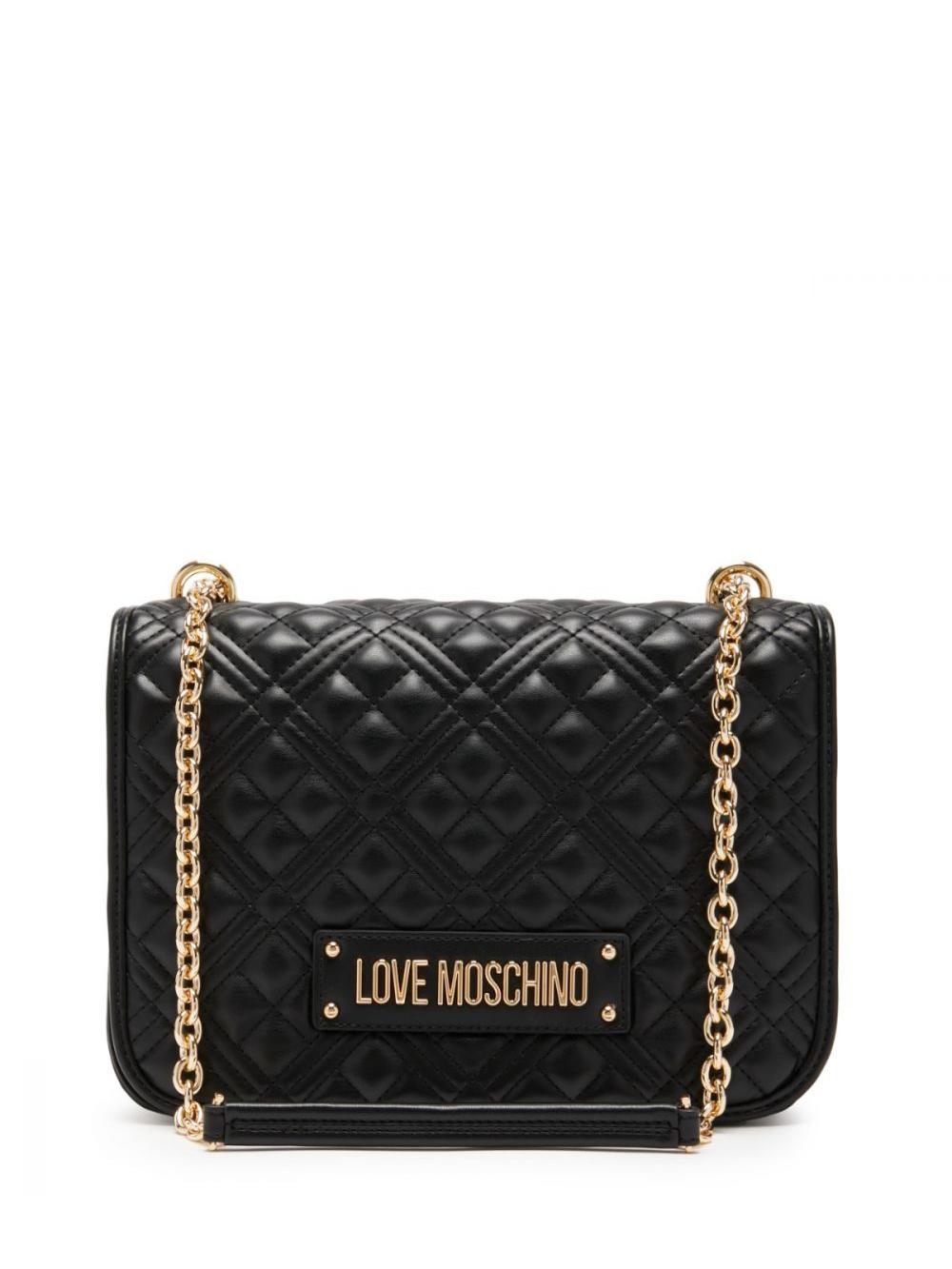 Moschino umhängetasche schwarz gold Clearance