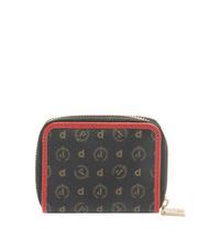 POLLINI HERITAGE Kleine Geldb&ouml;rse mit umlaufendem Rei&szlig;verschluss schwarzer Lack - Brieftaschen Damen - 1