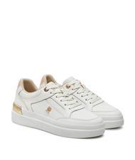TOMMY HILFIGER LUX HARDWARE COURT  Ledersneaker uralt wei&szlig; - Damenschuhe - 1