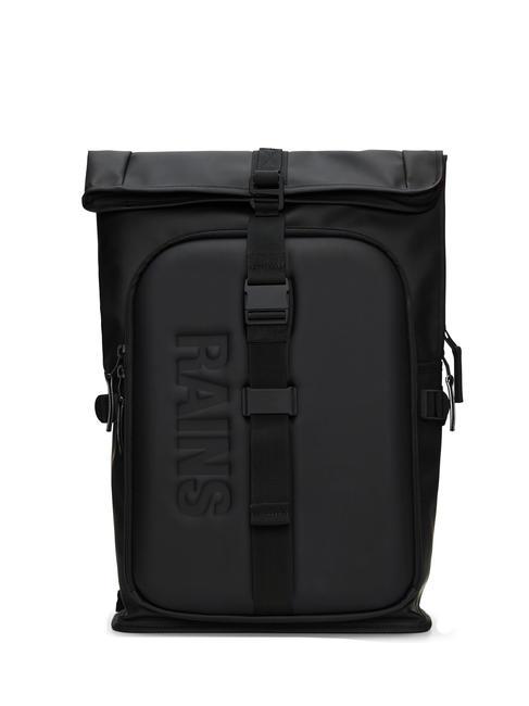 RAINS TEXEL  15" PC-Rucksack Schwarz - Rucksäcke für Schule &amp; Freizeit