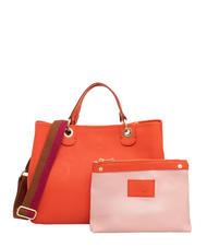 LESAC LAURA Doppelte Umhängetasche und Beutel aus Leder - Damentaschen