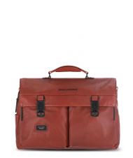 PIQUADRO HARPER 15,6-Zoll-Laptop-Aktentasche aus Leder LEDER - Arbeitstaschen - 1