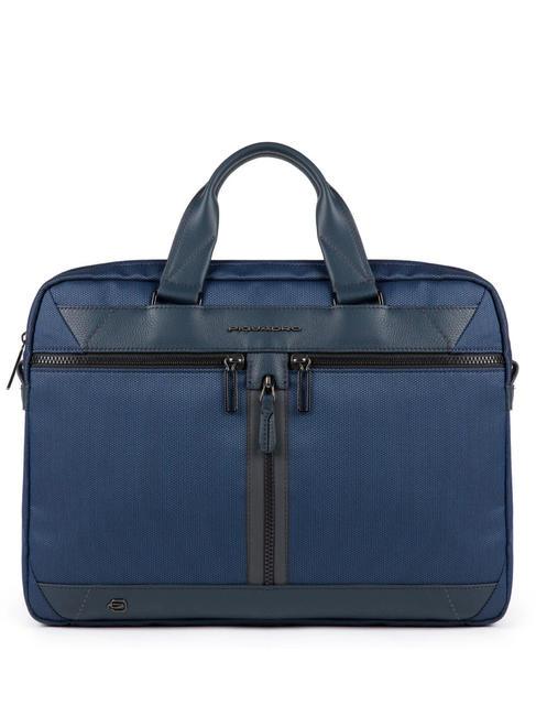 PIQUADRO TRAKAI Laptop-Aktentasche 15,6 ", iPad 10,5 '' / 9,7" Blau - Arbeitstaschen