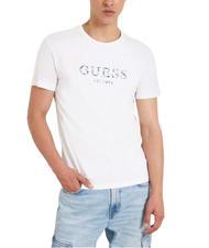 GUESS SS CN IRIDESCENT T-Shirt aus Stretch-Baumwolle - Herren-T-Shirts