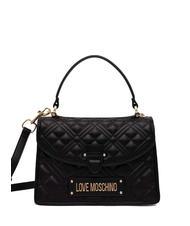 LOVE MOSCHINO QUILTED Aktentasche mit Schultergurt Schwarz - Damentaschen - 1