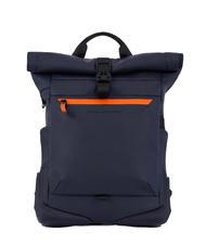 PIQUADRO CORNER SPECIALE GOMMATO Rolltop-Rucksack für 15,6-Zoll-Laptop - PC-Rucksäcke