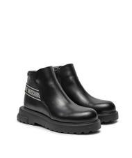 LOVE MOSCHINO SQUARE 40 Beatles-Stiefeletten aus Leder - Damenschuhe