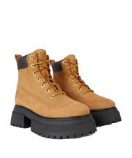 TIMBERLAND SKY 6 INCH Hohe Stiefeletten aus Leder Weizen - Damenschuhe - 1