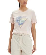 GUESS BEACH TRIANGLE Baumwoll t-shirt - T-Shirts und Tops f&uuml;r Damen