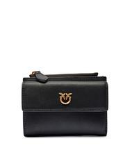 PINKO COMPACT  Damenbrieftasche schwarz-antikgold - Brieftaschen Damen - 1