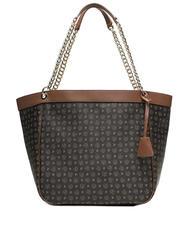 POLLINI HERITAGE Umh&auml;ngetasche, verwandelbar Schwarz Braun - Damentaschen - 1