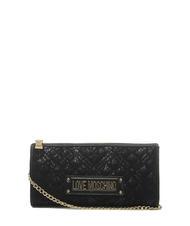 LOVE MOSCHINO QUILTED LACE Schultertasche Schwarz - Damentaschen - 1