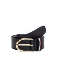 TOMMY HILFIGER CORPORATE Lederg&uuml;rtel Raum blau - G&uuml;rtel - 1