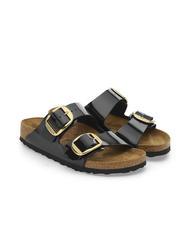 BIRKENSTOCK ARIZONA BIG BUCKLE Lackpantoffel Schwarz - Damenschuhe - 1